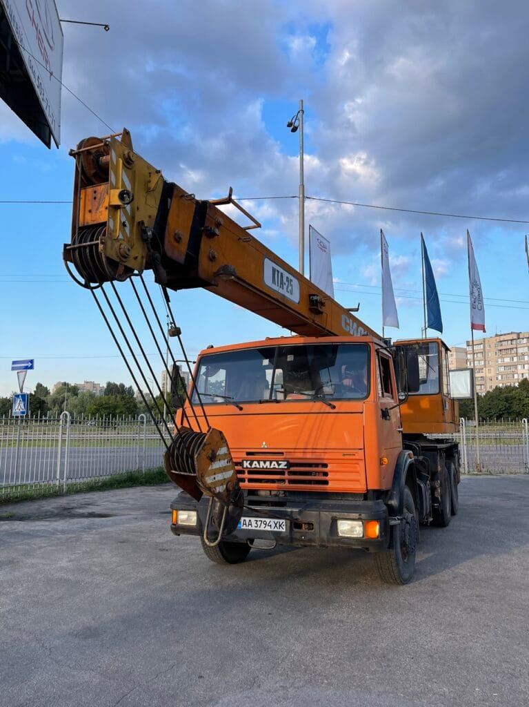 аренда автокрана 25т